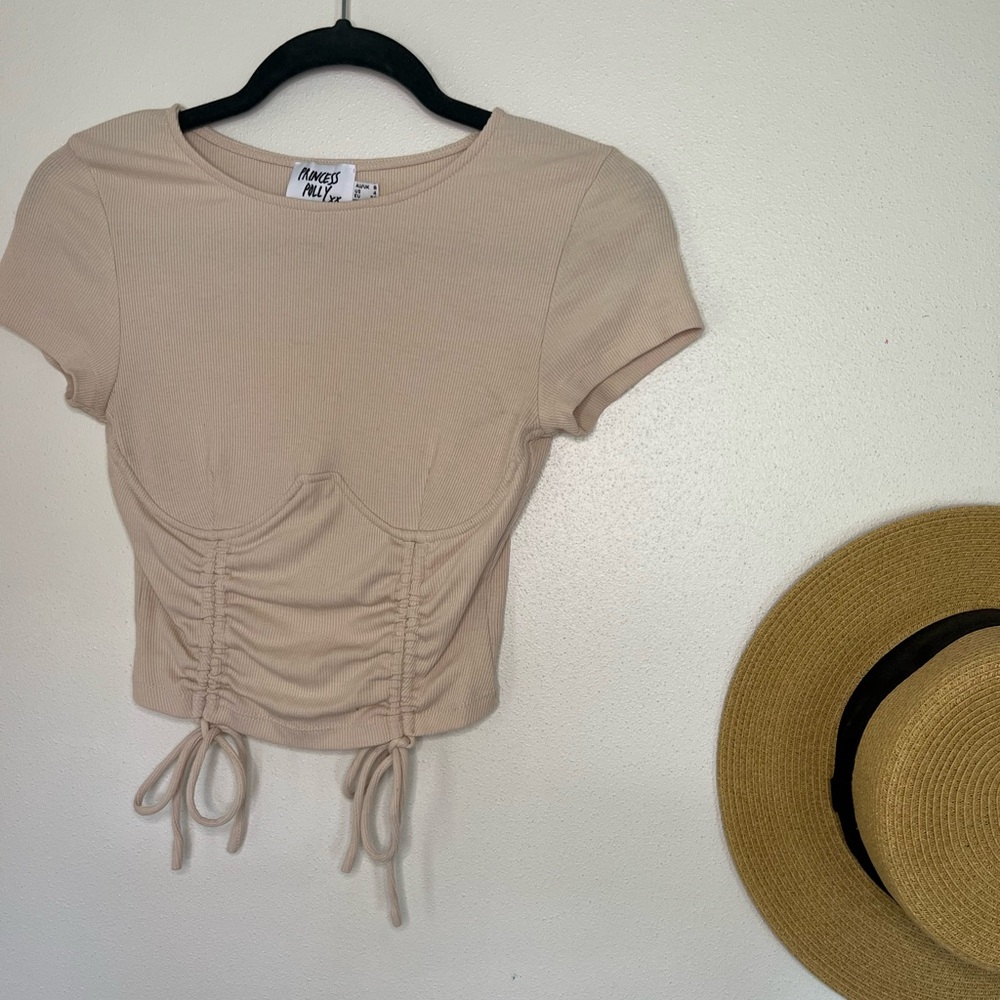 Tan Princess Polly Top SIZE US4